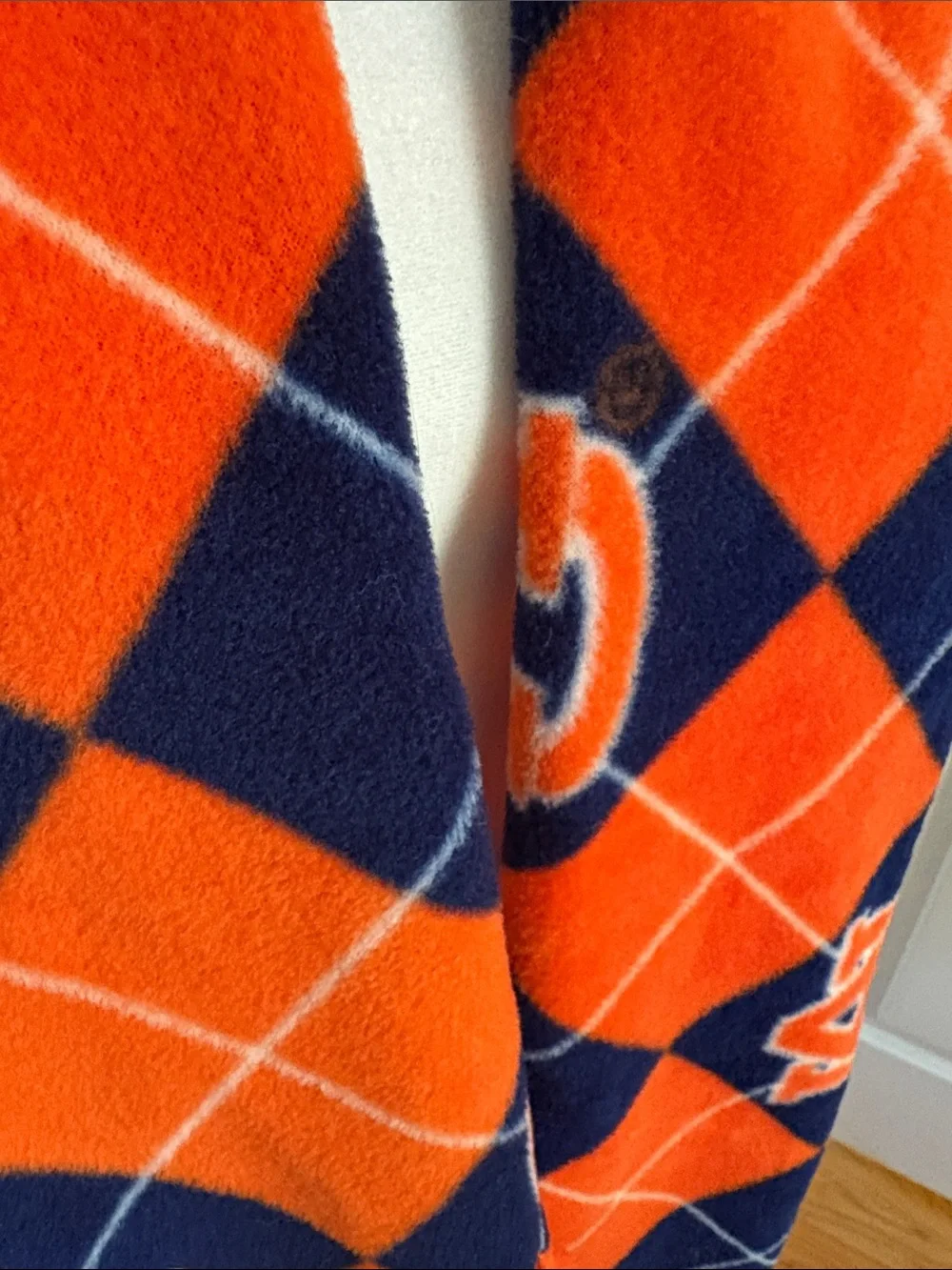 Auburn Fleece Scarf with Logo